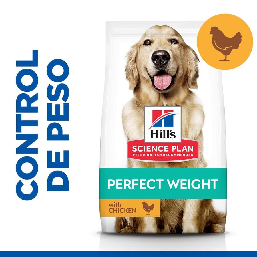 12 kg Hill's Science Plan Perfect Weight Adult Large Pollo pienso para perros, , large indicador imagen numero 2